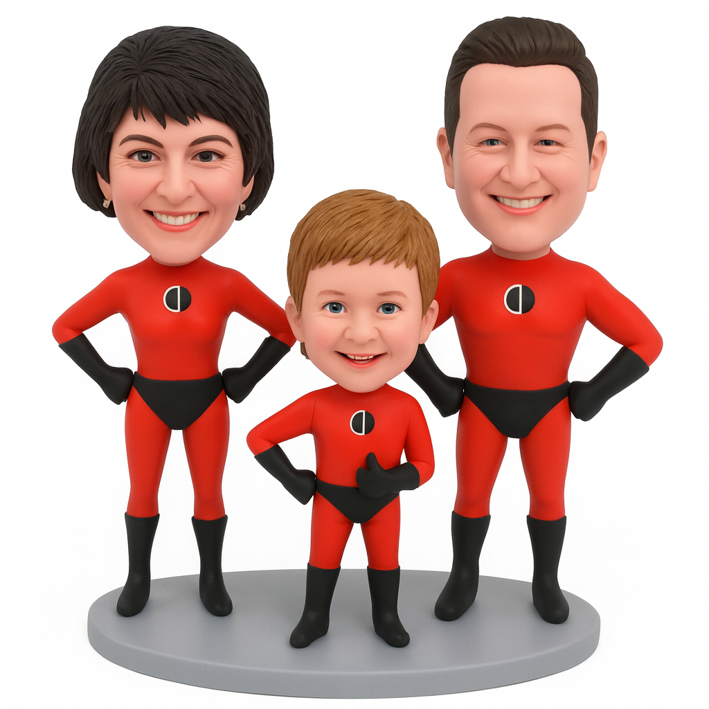 Superhero Family Bobblehead