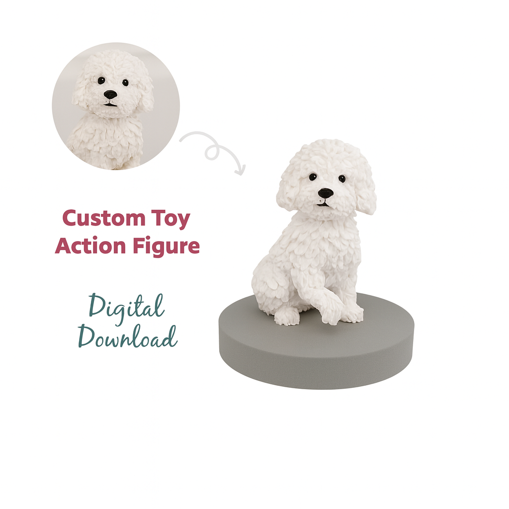Custom Pet Bobblehead – Personalized Dog Figurine Keepsake & Gift