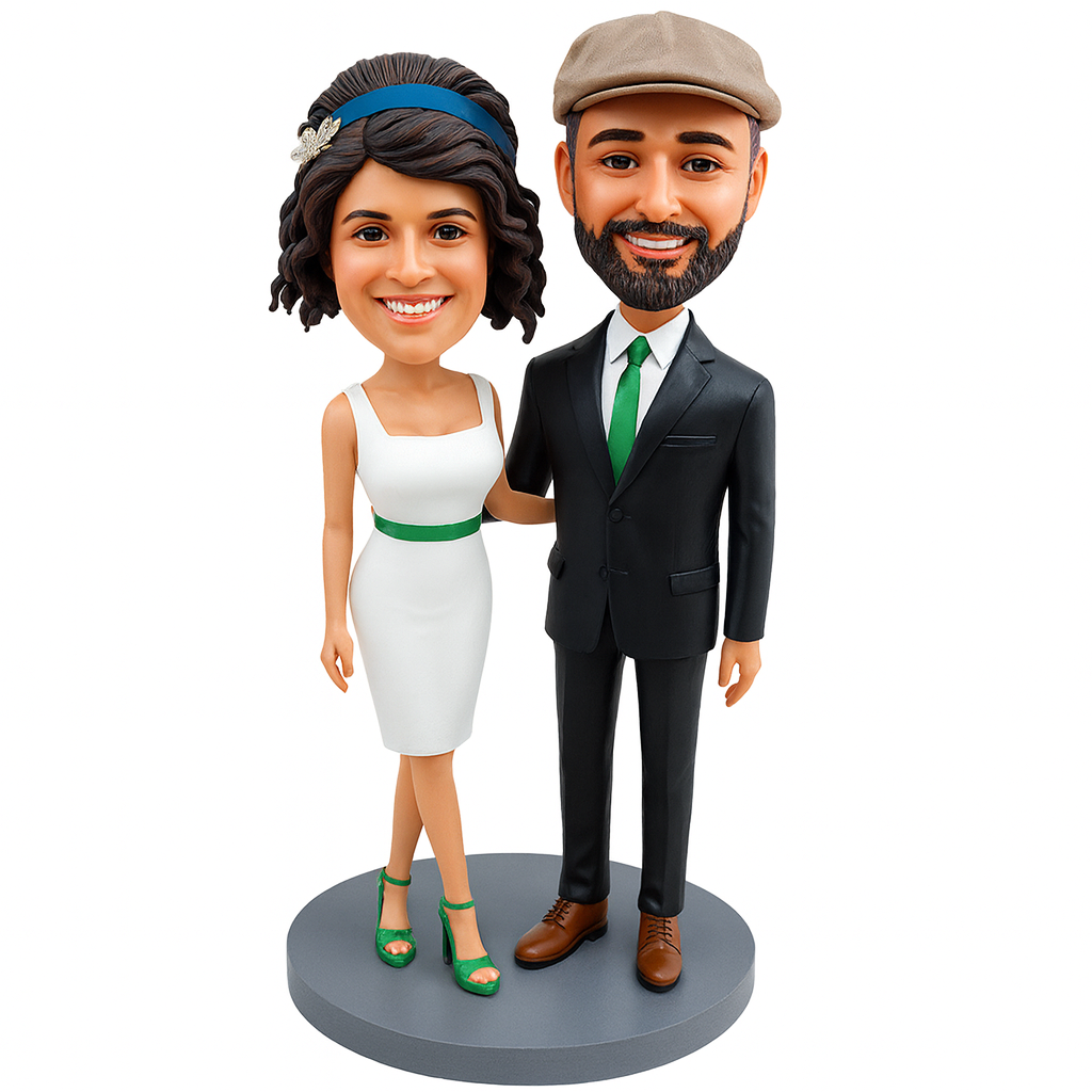Custom Couple Bobblehead – Personalized Figurine Gift for Weddings, Anniversaries & Special Moments