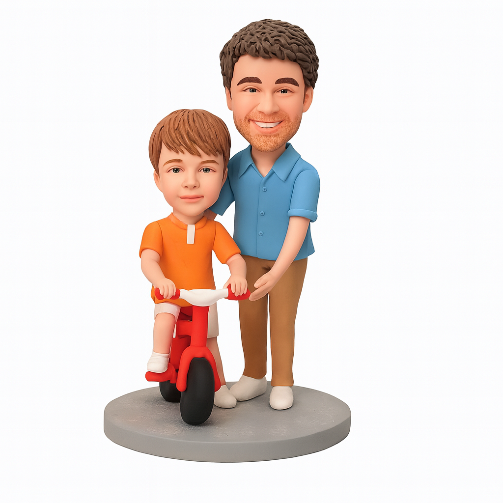 Father & Son Bobblehead Figurine – Custom Father’s Day Gift