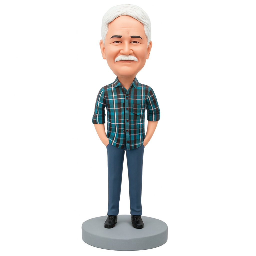 Custom Grandpa Bobblehead – Father’s Day Gift for Grandpa