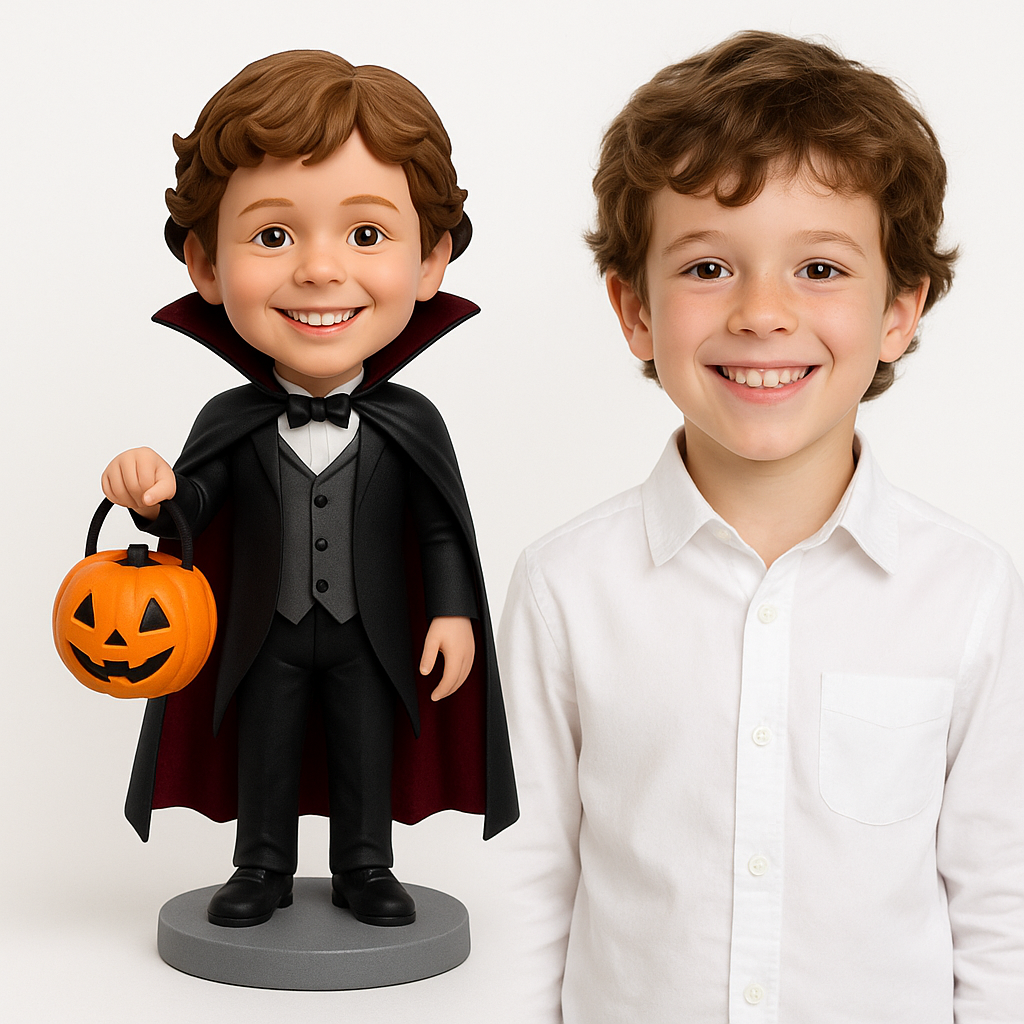 Custom Vampire Boy Halloween Bobblehead