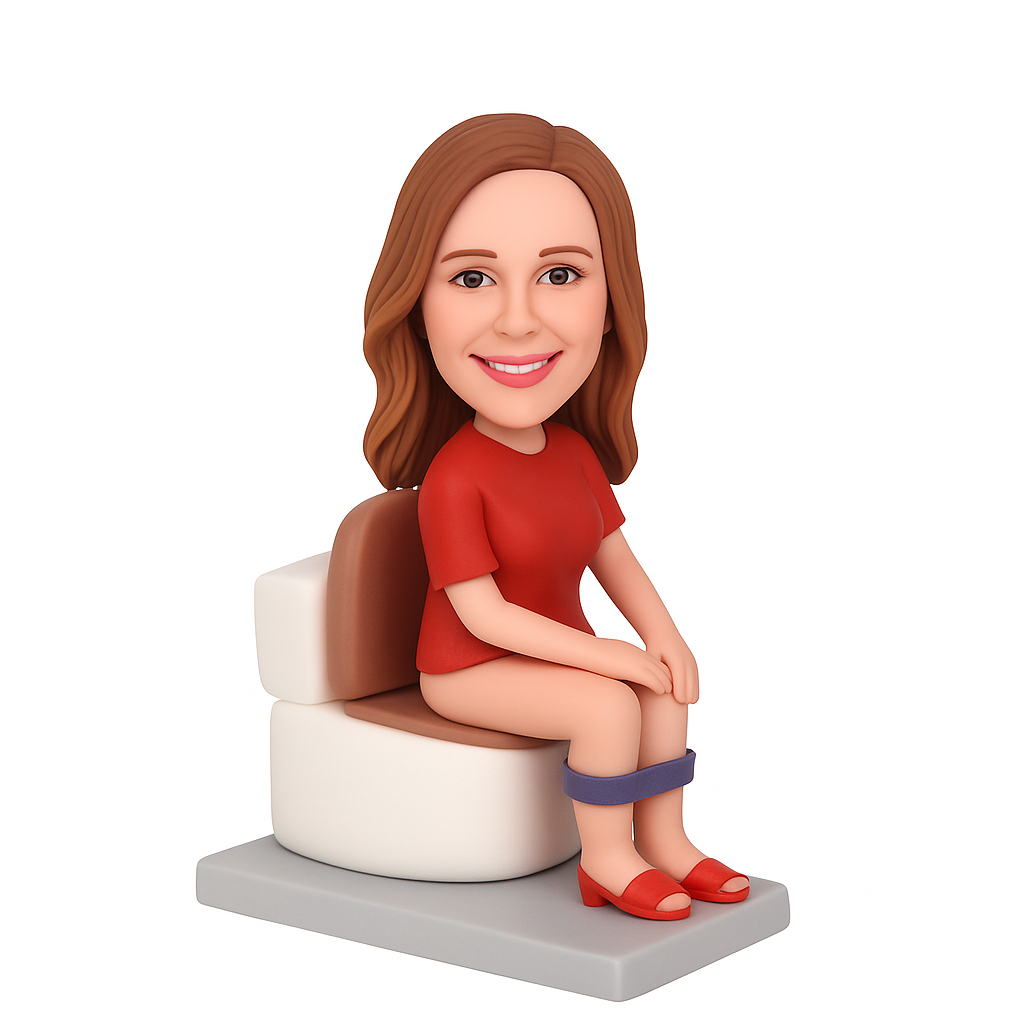 Personalized Relaxing Mom Bobblehead