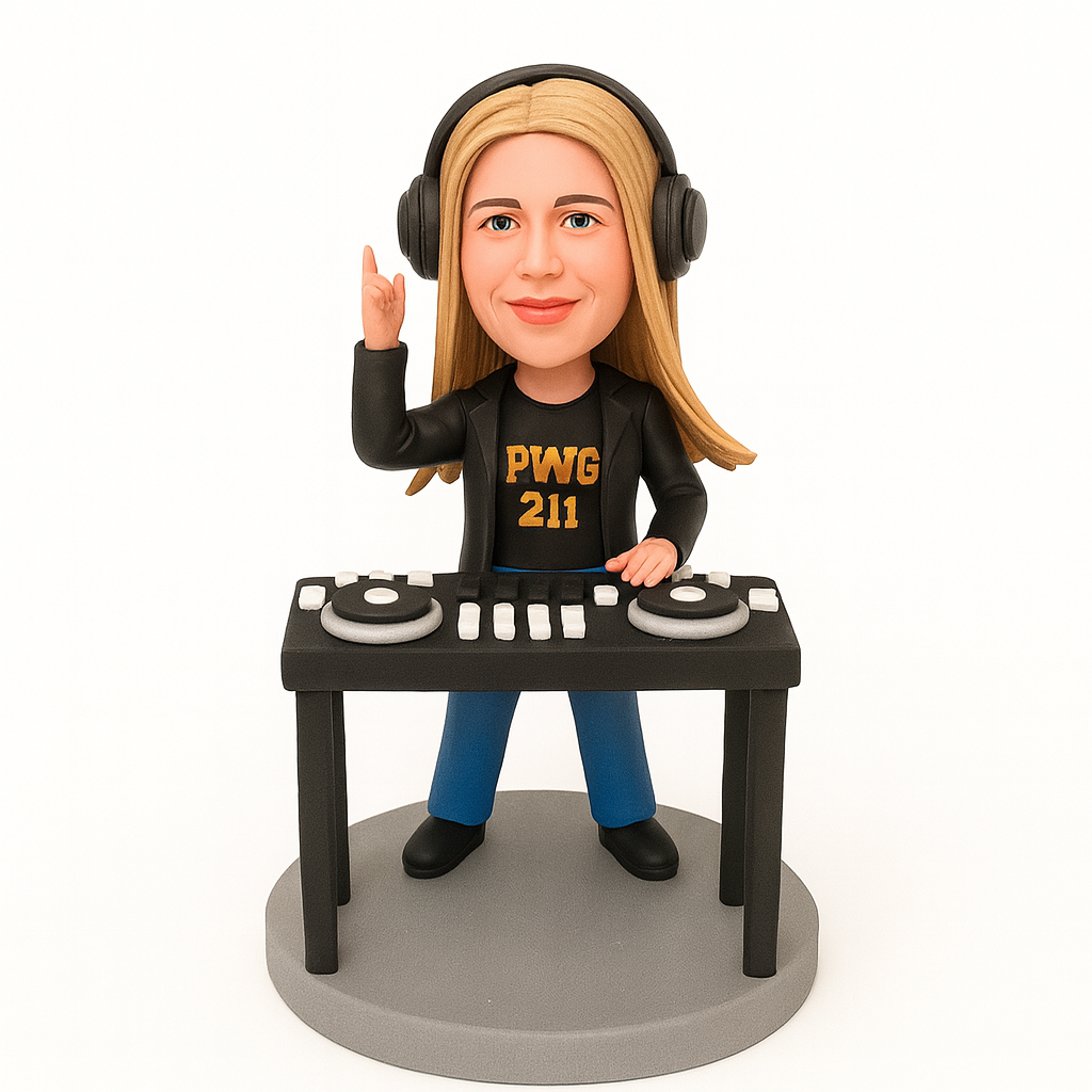 Custom DJ Bobblehead - Personalized Music Figurine