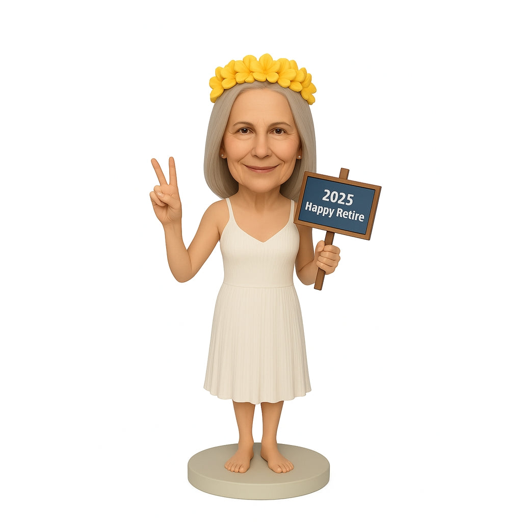 Retirement Timeless Grandma Custom Bobblehead