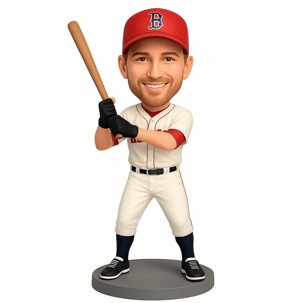 Sports Baseball Series Custom Bobblehead – Custom Baseball Batter Figurine Gift for Birthdays & Sports Celebrations