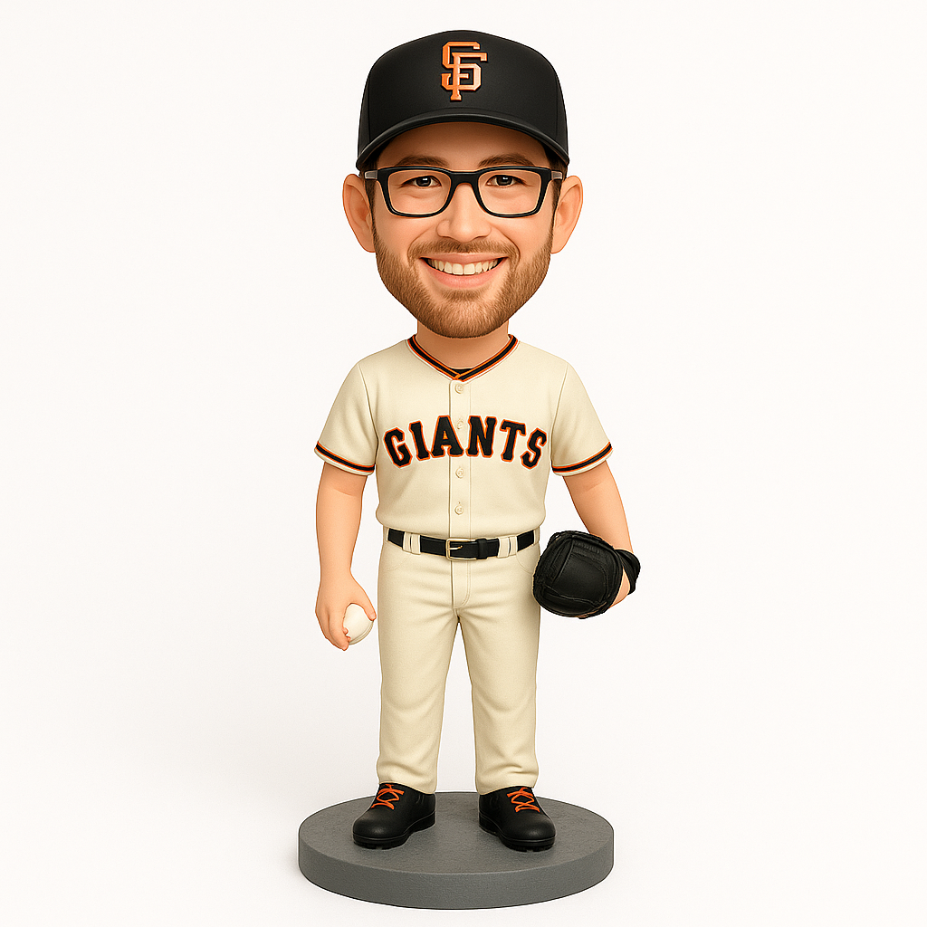 Sports Baseball Series Custom Bobblehead – Personalized Baseball Thrower Figurine Gift for MLB Fans & Collectors