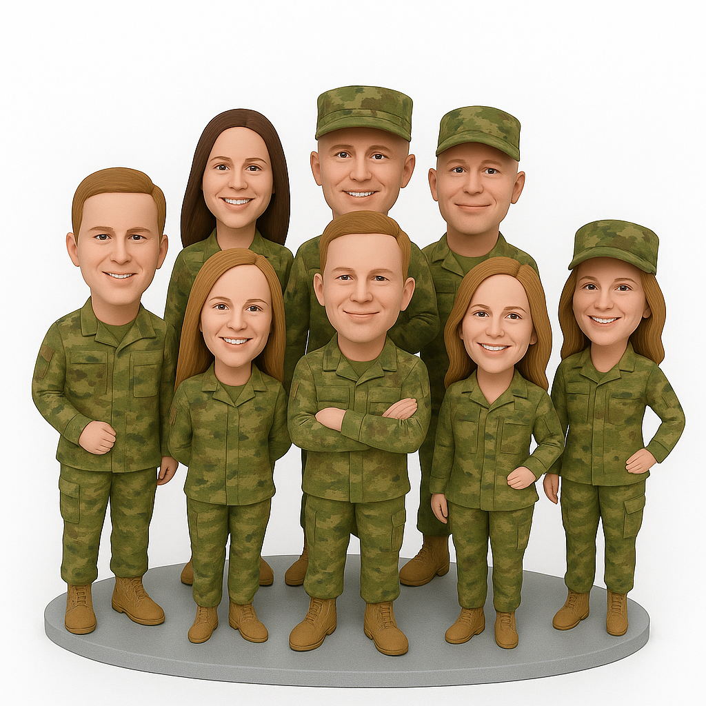 Custom Military Team Bobblehead
