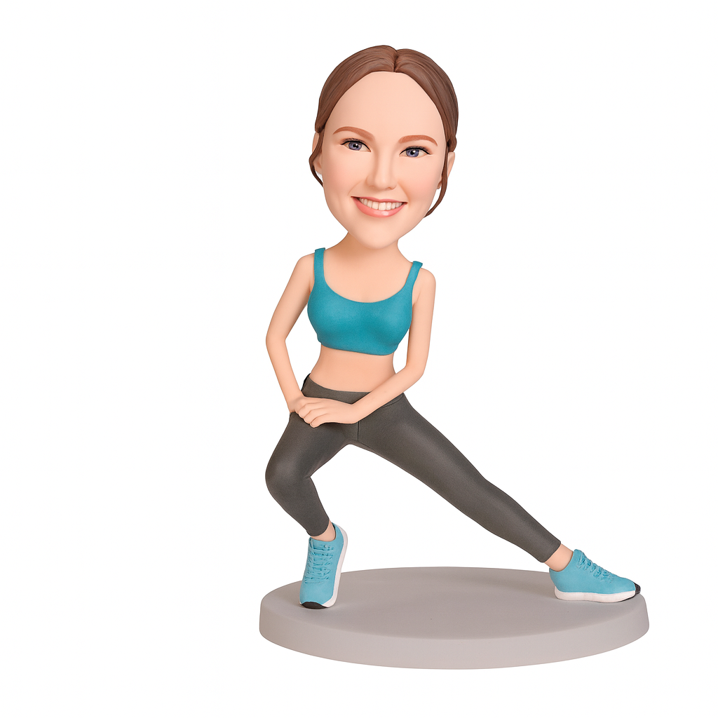Custom Female Yoga Bobblehead