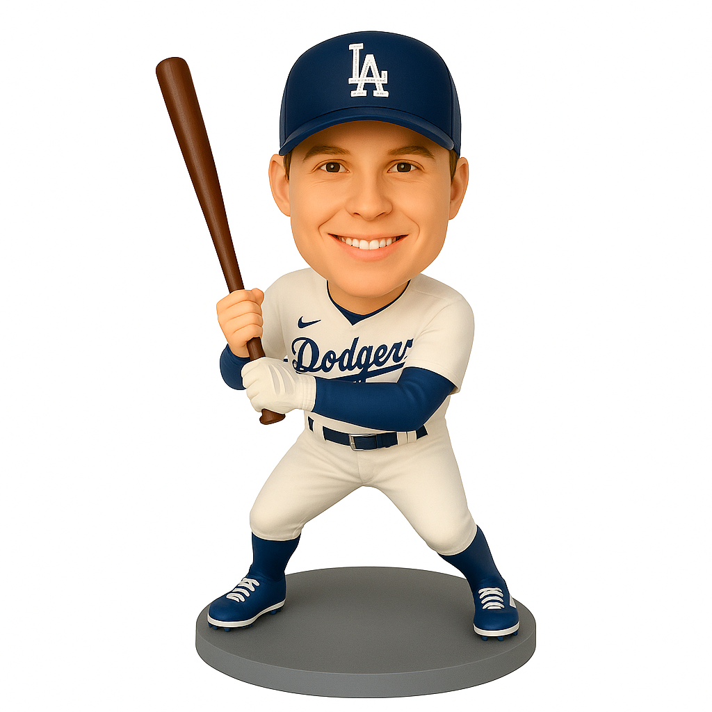 Custom Male Baseball Bobblehead
