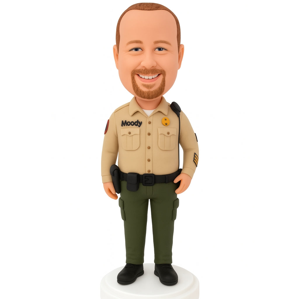 Custom Police Officer Bobblehead